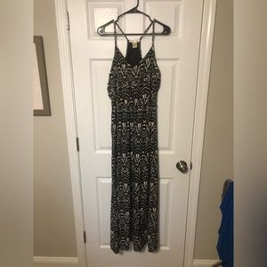 Women’s Luck & Coco Long Patterned Polyester Dress